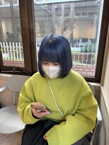 ネイバー(Neighbor)&nbsp;Blue color、Bob /ネイビーボブ