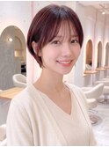 錦糸町/顔周り/レイヤーカット/髪質改善/ショートボブ