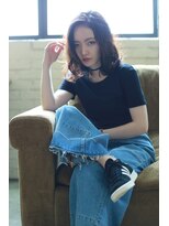 マイティ バイ エイチ(mighty by H)&nbsp;mighty＊＊かきあげバング×LOB×インディゴアッシュ＊＊