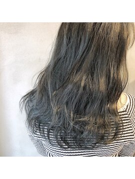 ミント(mint) ＊ブリーチ無し！暗髪パールグレー＊