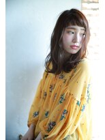 ベルビアンカ(Belle BIANCA)&nbsp;Belle BIANCA 眉上バングの愛されアッシュ by.竹内