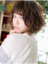 カバーヘア ブリス 上尾西口店(COVER HAIR bliss)&nbsp;■羽の様なくせ毛風ふわくしゅ小顔ボブ12-16★上尾20代30代40代