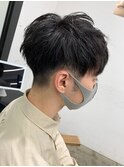 刈り上げ/ツーブロック/韓国マッシュ/ニュアンスパーマ