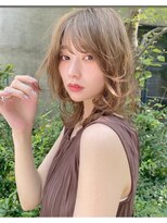 ケイト(kate)&nbsp;【kate】大宮☆　キャラメルベージュ×ゆるふわミディ