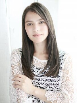 ヘアメイク ナル(hair make nalu) ナチュラルワンカールのストレートスタイル