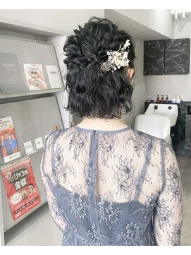 タイドヘア 茨木店(TIDE HAIR) ニュアンスハーフアップ