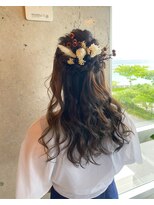 ゼロプラス(ZERO +)&nbsp;セミディxハーフアップ