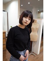 ムク(Muku) 切りっぱなしボブ（担当地主）