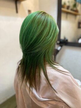 オカヘアー(OKAHAIR) グリーンウルフ