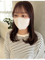 リベラル(liberal)&nbsp;ロングワンカールスタイル/透明感ブラウンアッシュ