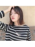 縛れる長めボブ/ミディアム/メルティカラー[横浜駅]
