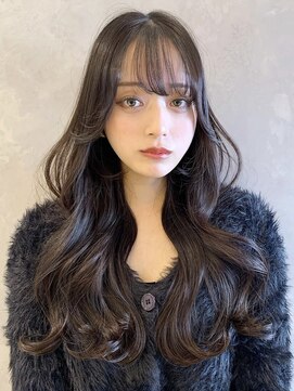 トルネード(TORNADO) 韓国風ヨシンモリレイヤーカット シースルーバング A615