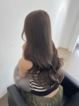 イオエ 梅田(ioe) ニュアンスカラー/グレージュ/ツヤ髪スタイル/髪質改善/縮毛矯正