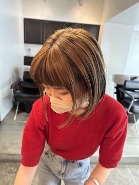 ミラバイグリーン(Mira by green) #JUN 乾かすだけでまとまる大人ボブ☆