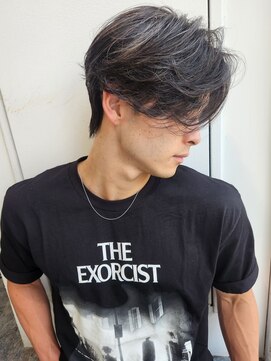 グロウミドル(GROW middle) センターパート×ハイライト【middle daikanyama】野村恵子