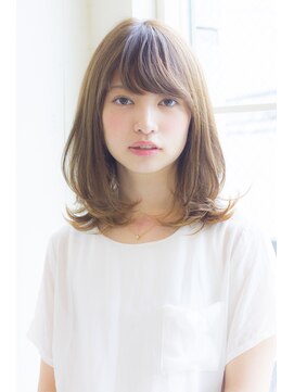 ラフ フロム ガーデン(Laf from GARDEN) 【脱白髪染め】ラベンダーグレージュくびれミディアム40代ヘア