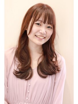 ヘアーサロン エクラ(HAIR SALON eclat) ロングレイヤー/ボルドーレッド/ヨシンモリ/２０代３０代４０代