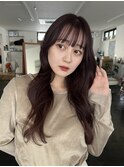 札幌韓国ヘア 艶感ラベンダーレイヤーカット