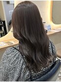 ブラウンカラーミルクティーベージュブリーチなしダブルカラー