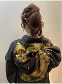 思い出に残る振袖/唯一無二のヘアセットスタイル