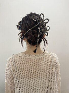 ヘアーアンドメイクアップモパ お祭りヘア