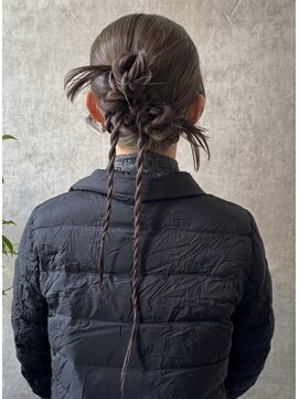 スタイル 横浜(STYLE) 結婚式お呼ばれカチモリ／ヘアセット/アレンジ￥編みおろし