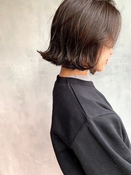 キチ(kichi.) [kichi.] ロブ×くすみブラウン