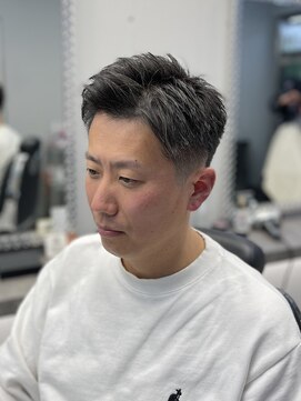 刈部倶楽舞 アップバンク/フェード/　ビジネス/黒髪