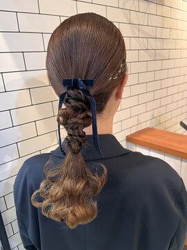 オーブ ヘアー リリー 博多2号店(AUBE HAIR lily) 結婚式タイトめ編みおろし♪♪
