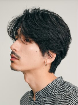 レタッチ バイ フィフス 天神大名(RETOUCH by fifth) 福岡天神メンズフェザーパーマフェザーショートスパイラルパーマ