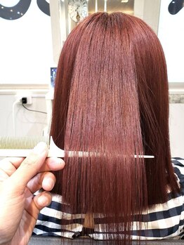 レディスペヘアーシータ(Redispe hair θ)の写真/【Redispe hair θ】髪質改善カラー&トリートメントで"透明感"と"ツヤ感"溢れる理想のトレンドカラーに♪