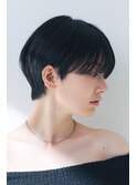 マッシュショート/黒髪/新宿/新宿駅