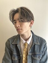 ニール 名古屋 伏見 丸の内(NEELU)&nbsp;[Neelu_take]メンズセンターパート×ハイライト