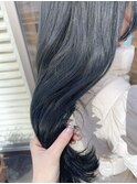 ブルーブラックカラー