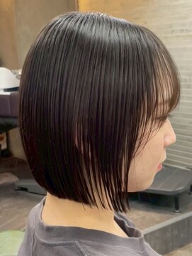 ハーシーバイアポロ 相模大野(HERSHE by apollo) xカット//ホワイトグレージュ/レイヤーカット/チェリーブラウン