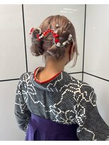 エルム 府中(yelm)&nbsp;【ヘアセット×ミルクティーベージュ】#ヘアメイク#ヘアアレンジ