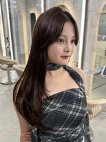 ロンドホットリップ 立川(Lond hot lip)&nbsp;チャコールグレー/ココアグレージュ/ミディアムレイヤーカット