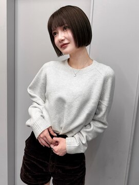 ヴァーディ オモテサンドウ(Vardy omotesando) bob/オリーブベージュ ブラウン ミニボブ