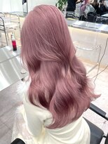 サンクプロジェクト(cinq PROJECT) 原宿韓国顔まわりミルクティーピンクピンクベージュ