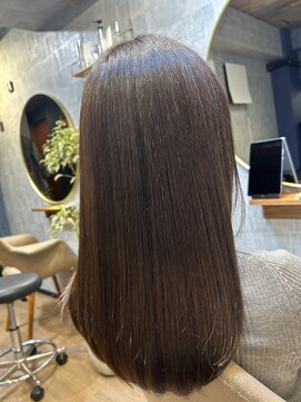 人気NO.1メニュー＊髪質改善カラー＋カット＋トリートメント