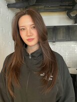 スタンド(STAND)&nbsp;レイヤーカット　ベージュブラウン