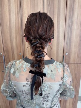 ガリカ 博多(Gallica) <長まなみ/ヘアセット>ロングヘアにぴったり編みおろしセット