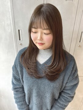 レイ 千葉(Lei) 【Lei川津】初レイヤーカットにオススメスタイル×寒色ベージュ