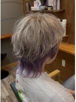 ヘアーサロン アトリエ(Hair salon ATORIE)&nbsp;メンズウルフブリーチカラーツートンカラー