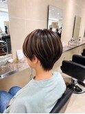 ハンサムショート×ハイライト