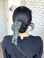フェリーチェ 六本木店(Felice)&nbsp;シニヨン カチモリヘア 結婚式 参列ヘア お呼ばれヘア