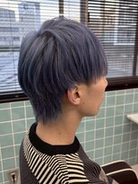 ナンバーウルスキキ(N°ulus kiki)&nbsp;メンズウルフ/ラベンダーアッシュ/透明感カラー/名駅