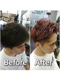 【BeforeAfterスモークピンク.スガワラ担当営業スタイル】