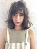 ラローレン(La LAUREN) LaLAUREN 小顔フリンジウェーブ×イルミナグレージュ