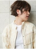 モノトーンアッシュ×ショートパーマ［町田］